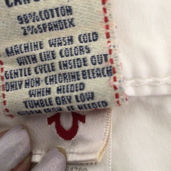 True Religion White Cropped Pants - Picture 8 of 16